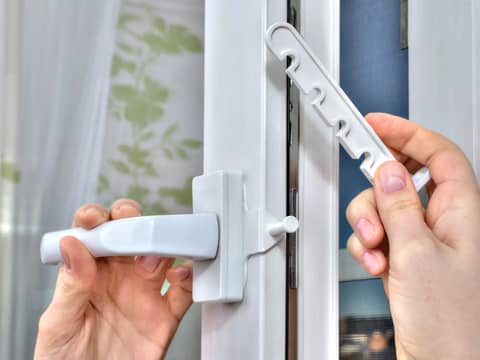 window restrictors added