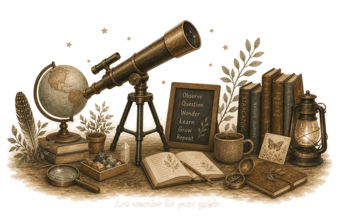 Telescope looking into the night sky