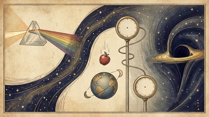Rabbit hole thumbnail for Einstein science questions