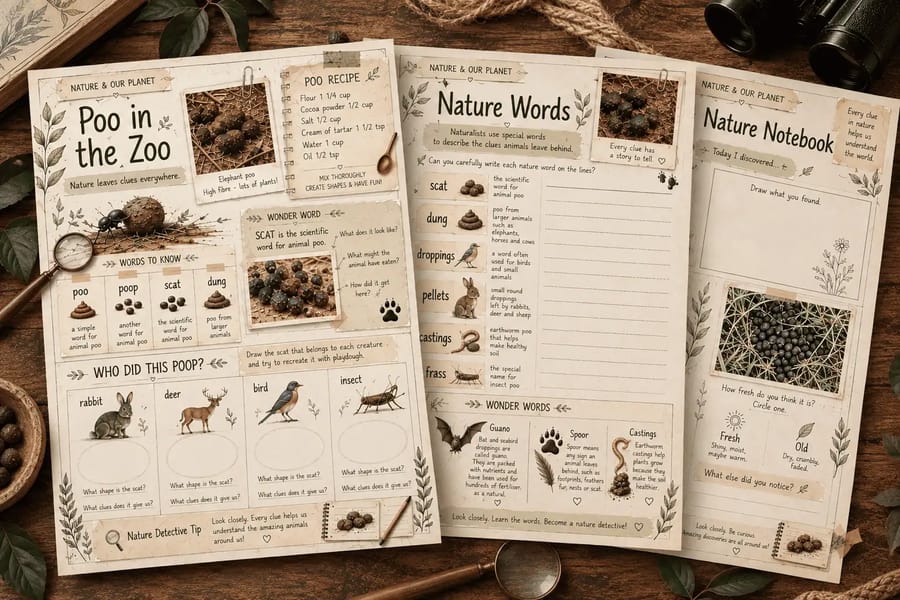 Poo in the Zoo Wonder Companion Journal