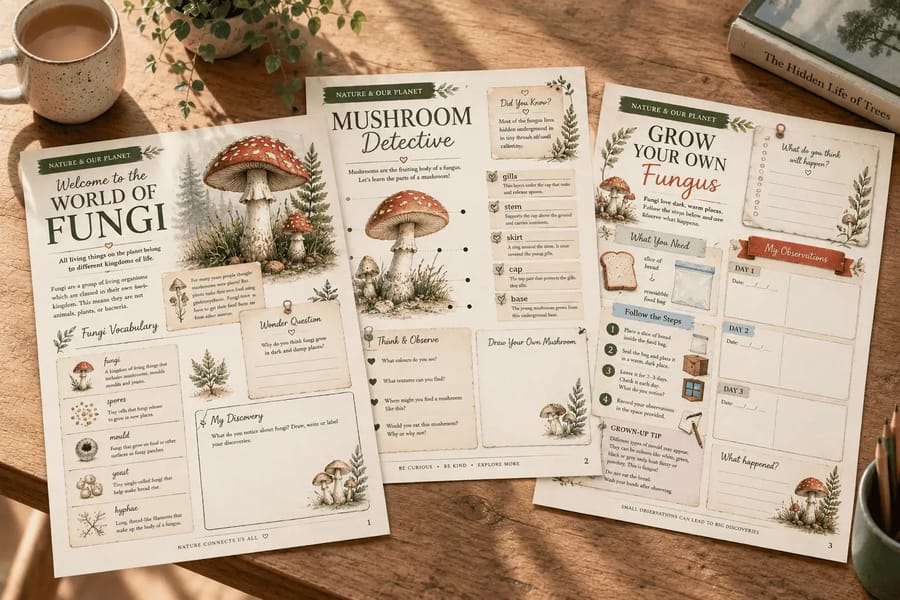 Fabulous Fungi Wonder Companion Journal