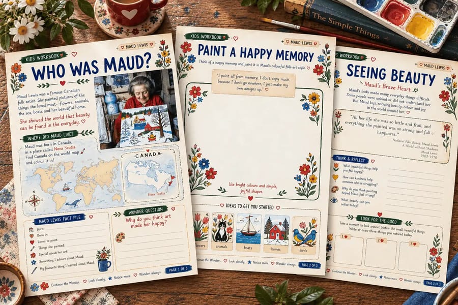 Maud Lewis Wonder Companion Journal