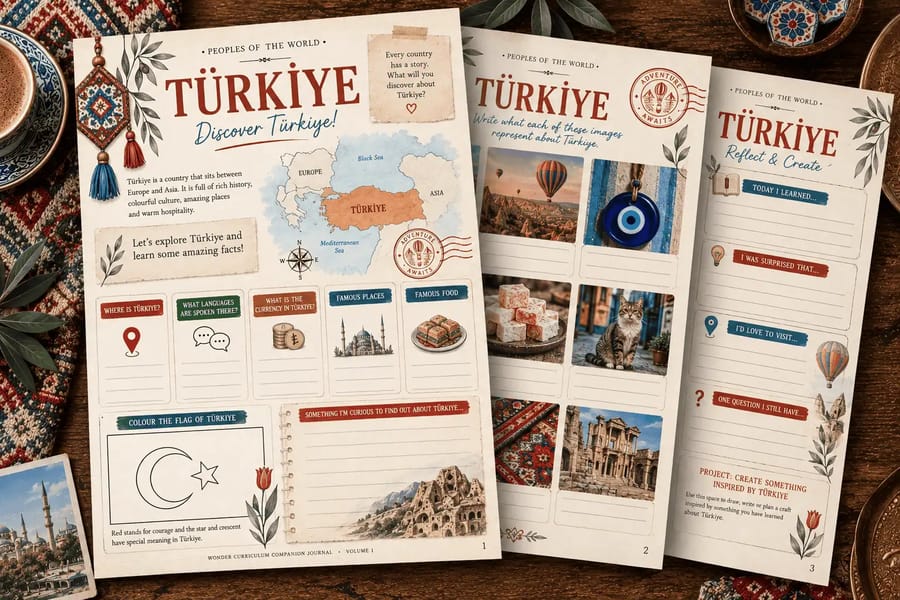 Where Is Türkiye? Wonder Companion Journal