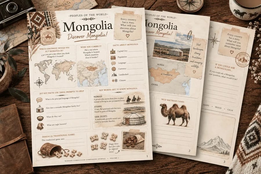 Where is Mongolia PDF Lesson