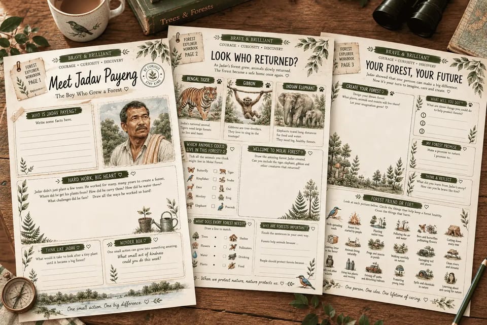Jadav Payeng pdf lesson download home education