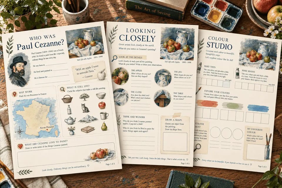 Paul Cézanne Wonder Companion Journal
