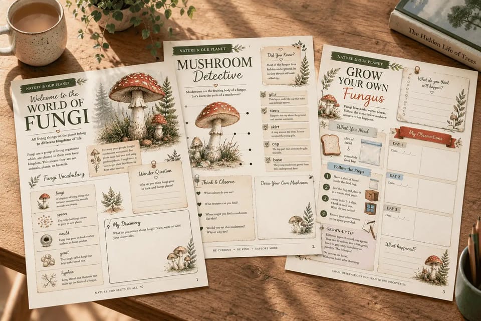 Fabulous Fungi Wonder Companion Journal