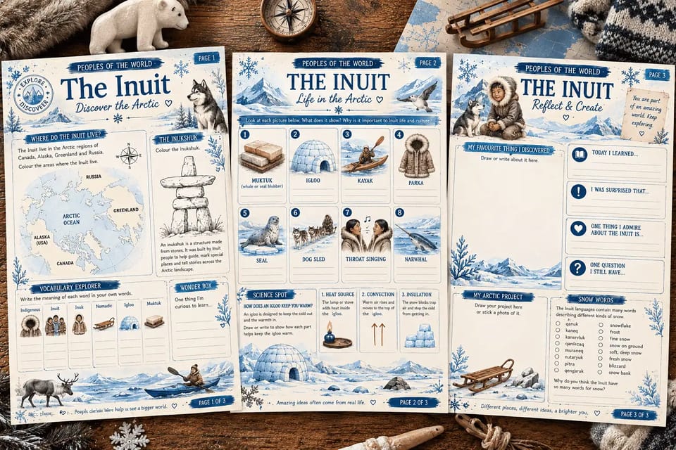 The Inuit Peoples Wonder Companion Journal