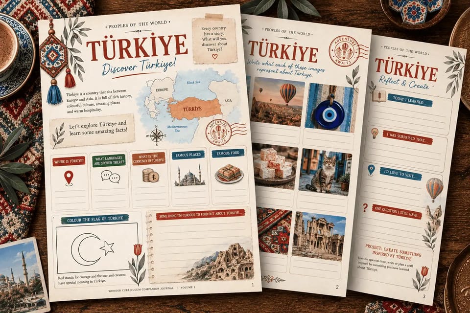 Where Is Türkiye? Wonder Companion Journal