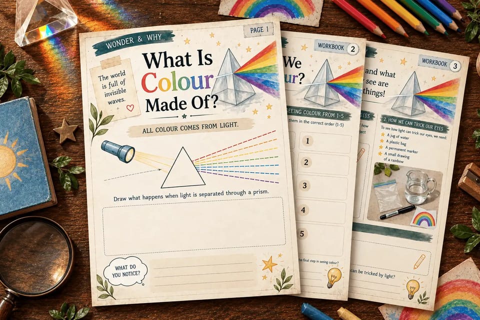 What Is Colour Made Of? Wonder Companion Journal