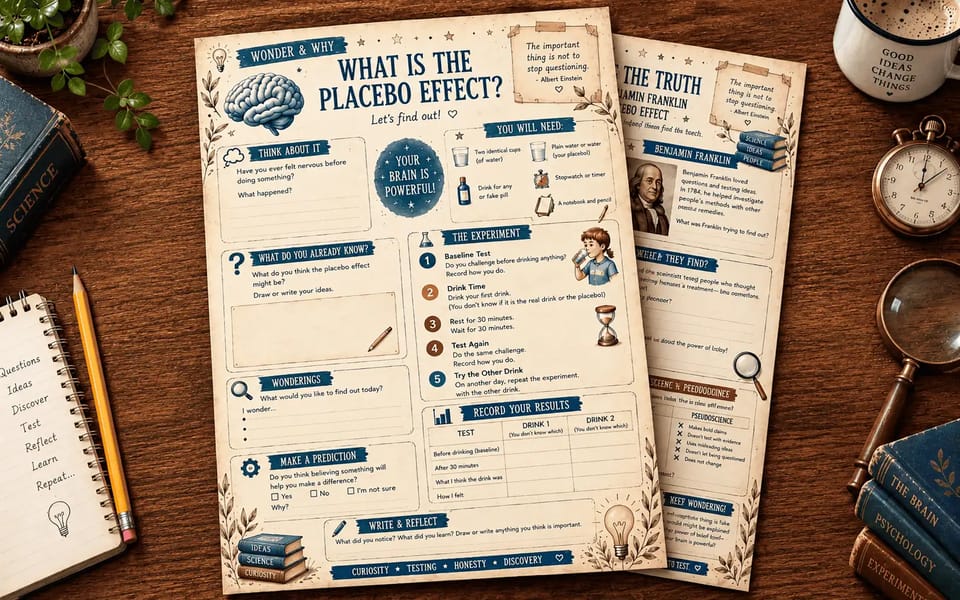 The Placebo Effect Wonder Companion Journal
