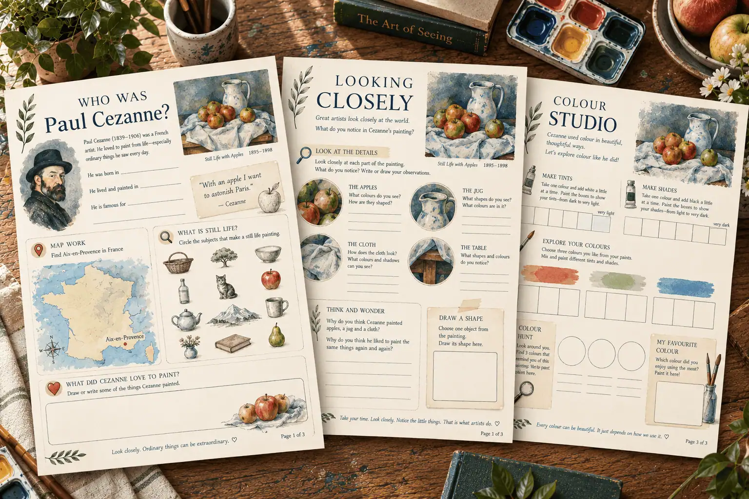 Paul Cézanne Wonder Companion Journal