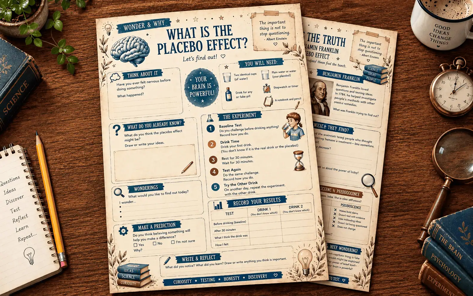 The Placebo Effect Wonder Companion Journal