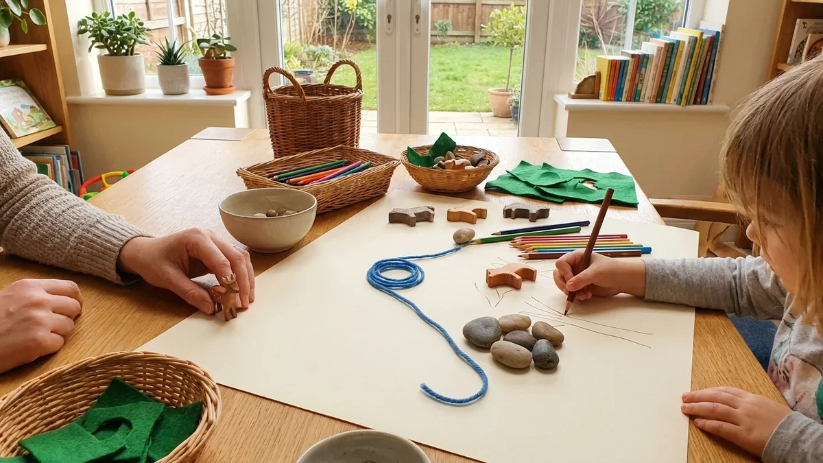 A simple family mapping activity explores how pasture, water, weather and animals can shape a seasonal route.